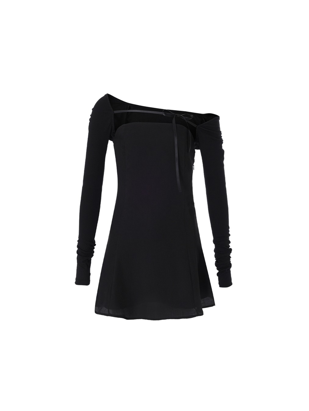 24fw★韓国★NOT YOUR ROSE Faye Bolero Dress 19th Reorder]Fay bolero dress (Black) - Not your rose