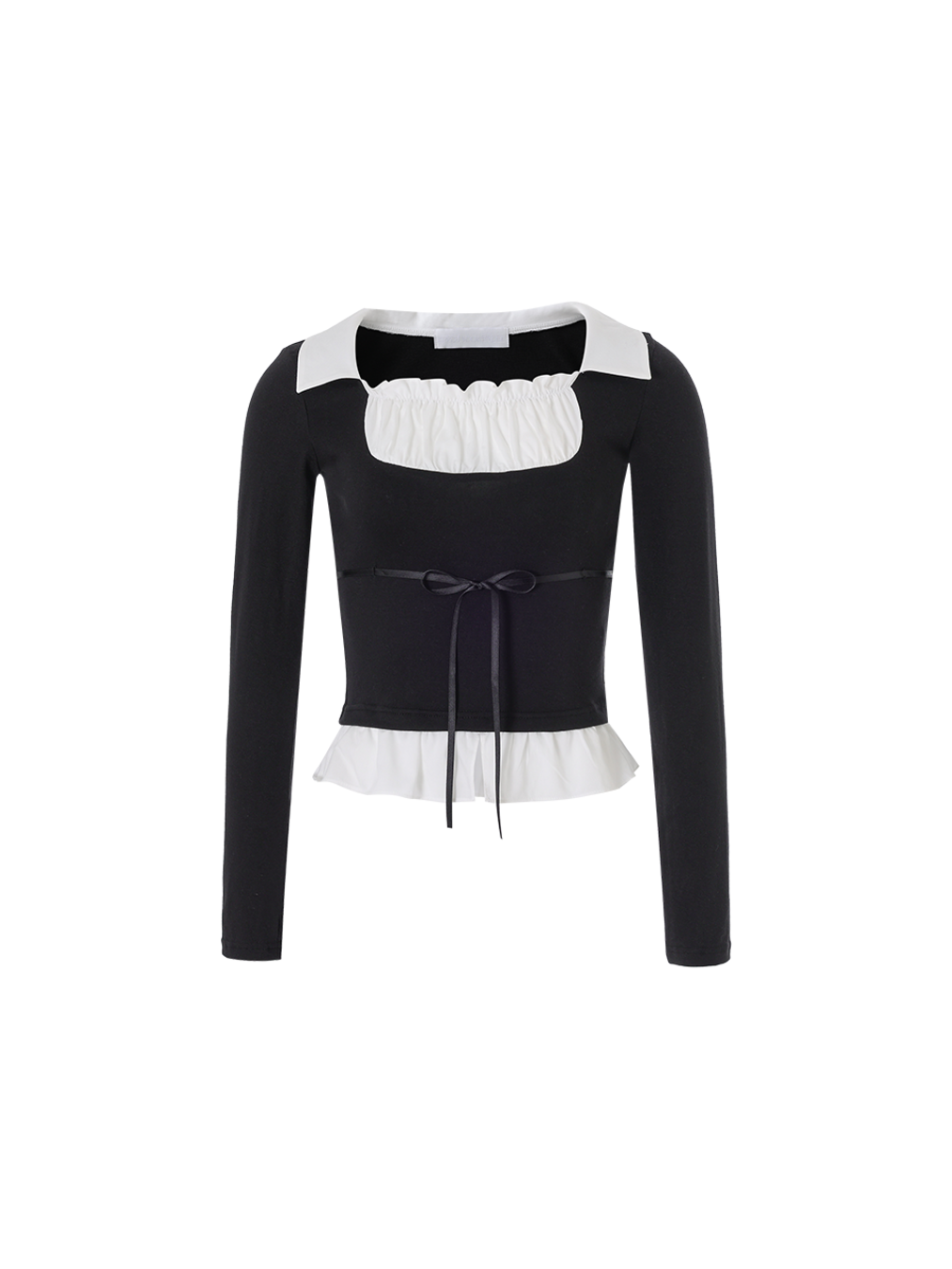 Not your rose Clara top ブラック NOT YOUR ROSE] Clara top (Black) | もごつ