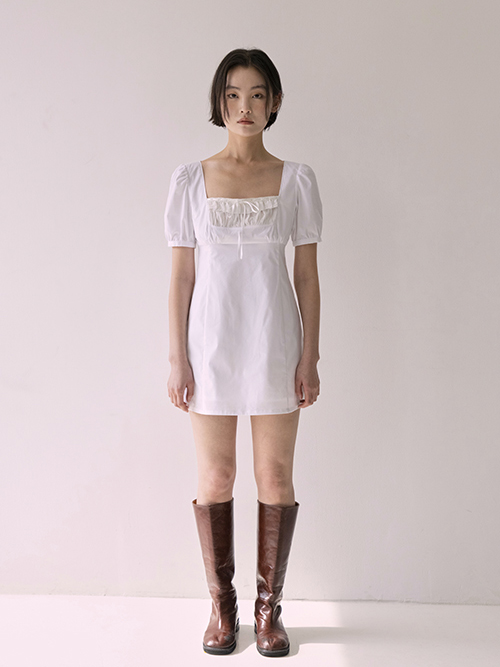 [태연 착용] Chloe dress (White)