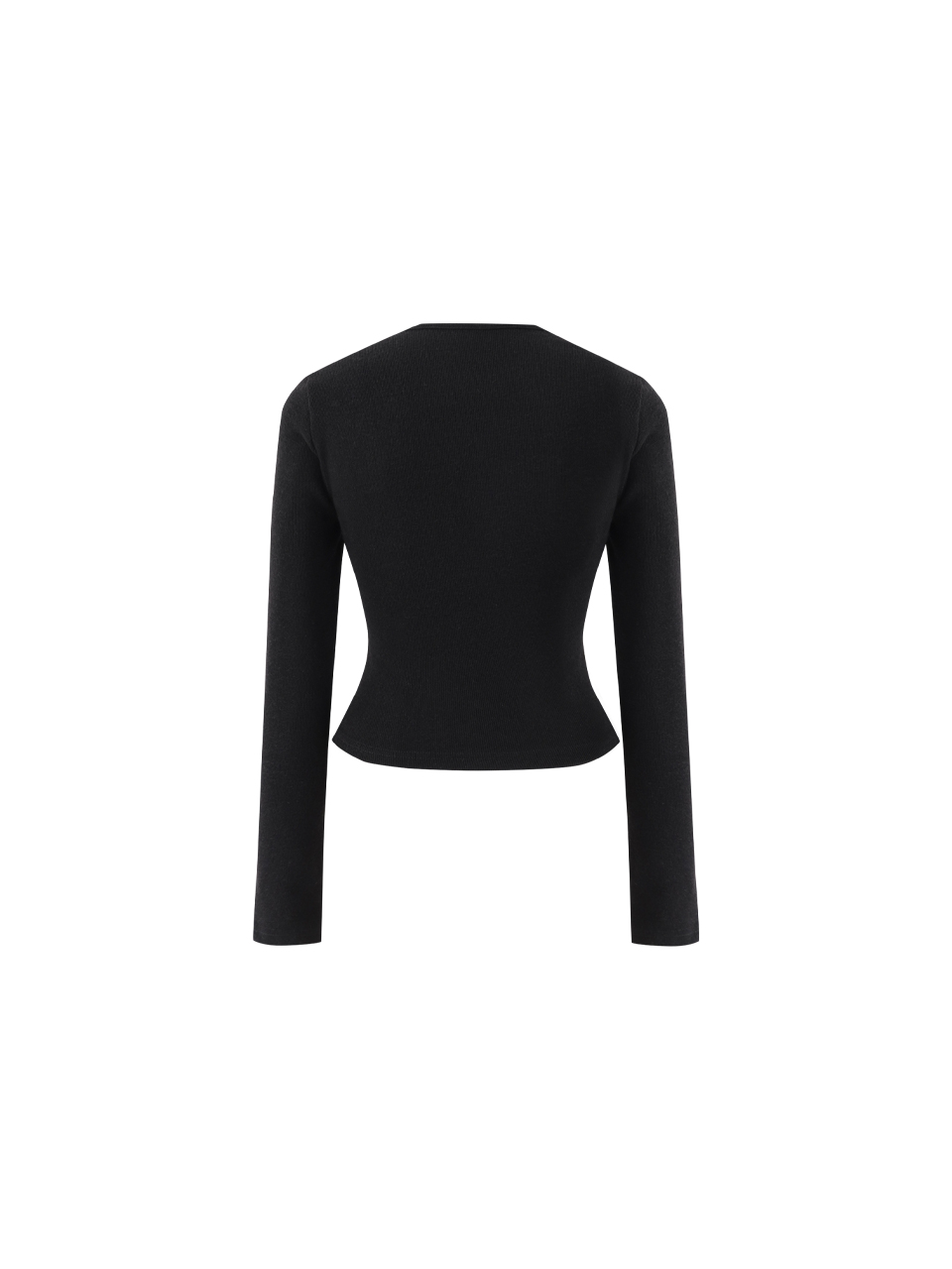 MUSINSA | NOT YOUR ROSE Hook Square Top (Black)