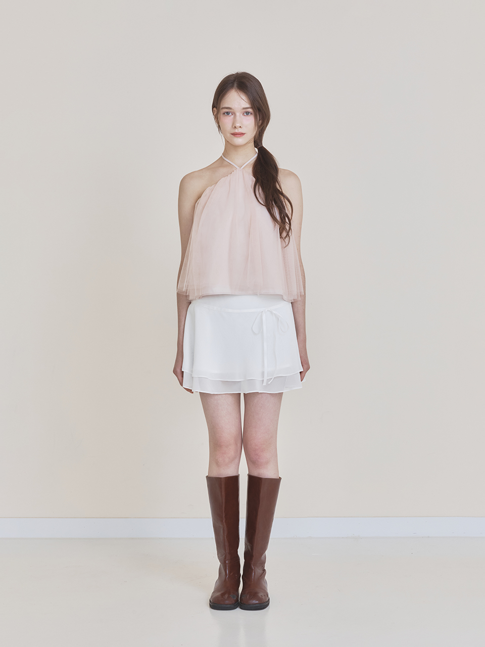 NOT YOUR ROSE ♥ April top / 追跡付 5th Reorder][Jang wonyoung wears]April top (Pink) - Not your