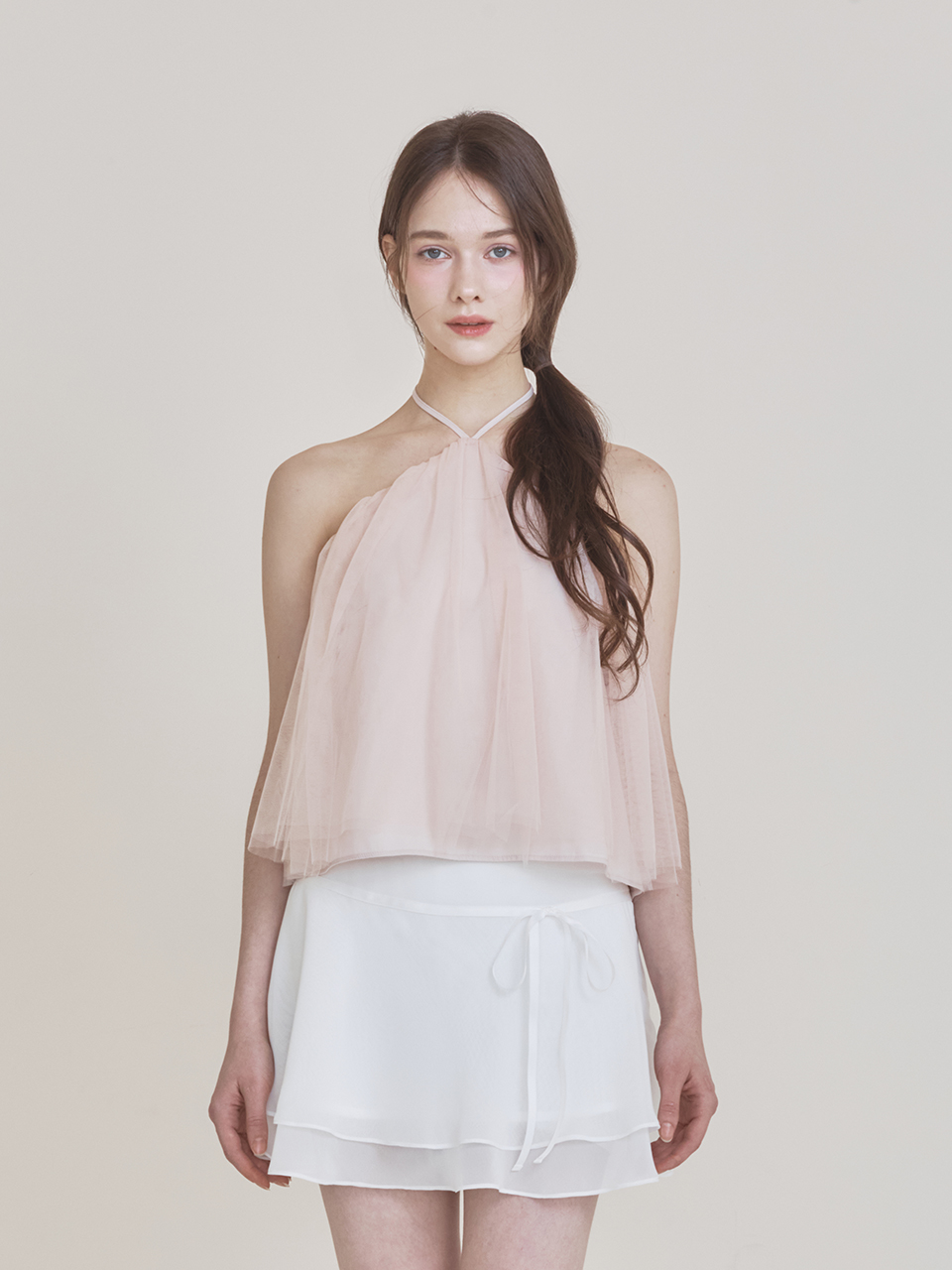 NOT YOUR ROSE ♥ April top / 追跡付 5th Reorder][Jang wonyoung wears]April top (Pink) - Not your