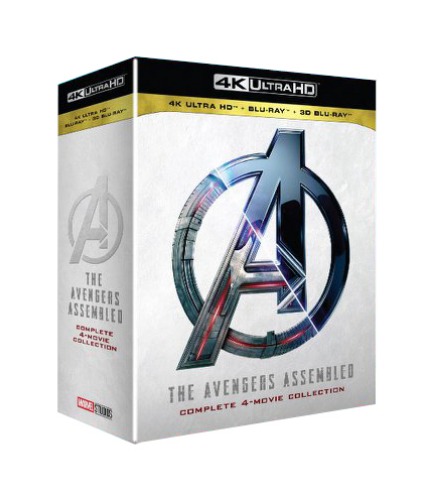 BLU-RAY / Avengers 4-MOVIE 4K+2D+3D COLLECTION