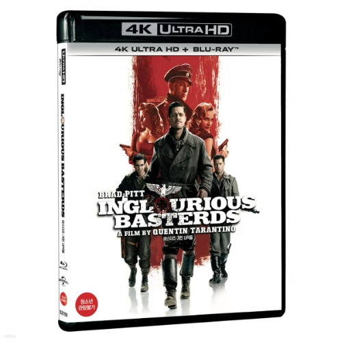 BLU-RAY / Inglourious Basterds (2Disc, 4K UHD+BD LE, slipcase only with the first release)