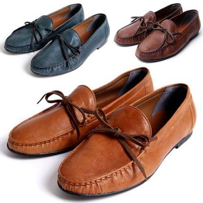 Romantic Hand-made Lambskin Loafer Shoes