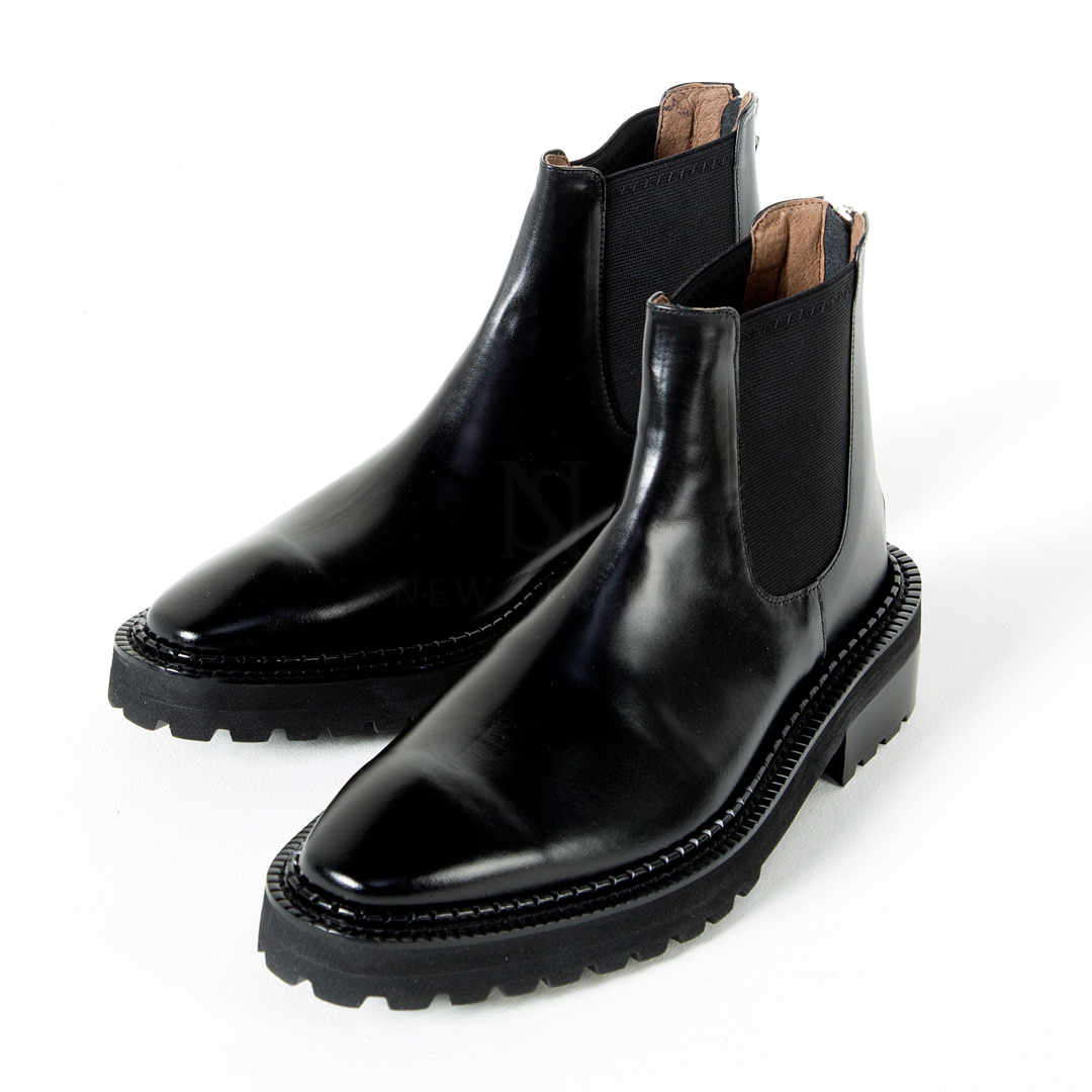 Cow leather chelsea boots
