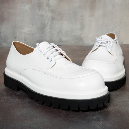 Chunky commando sole U tip shoes - 685
