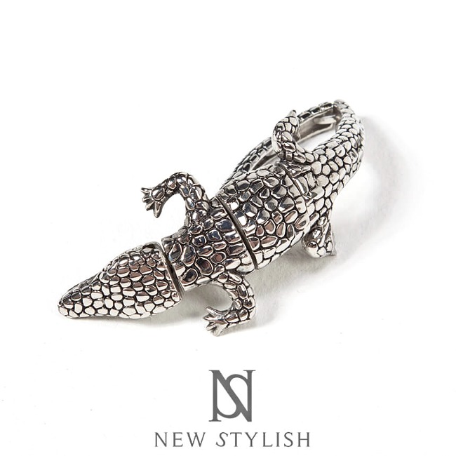 Metal crocodile joint bracelet
