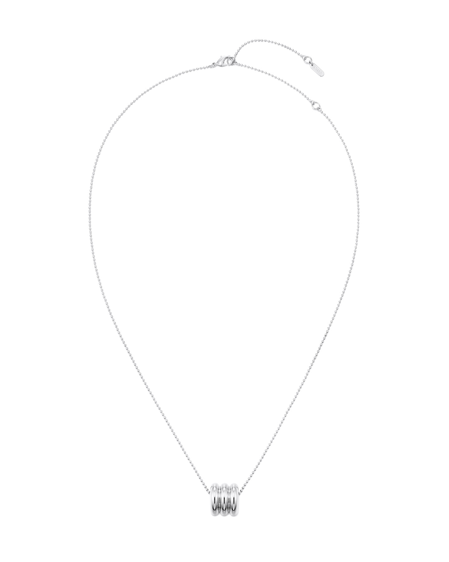 ネックレス・ペンダント Numbering Gradient Triple Pipe P/D Necklace #5738 4BTR864 Numbering Gradient Triple Pipe P/D Necklace #5738 4BTR864
