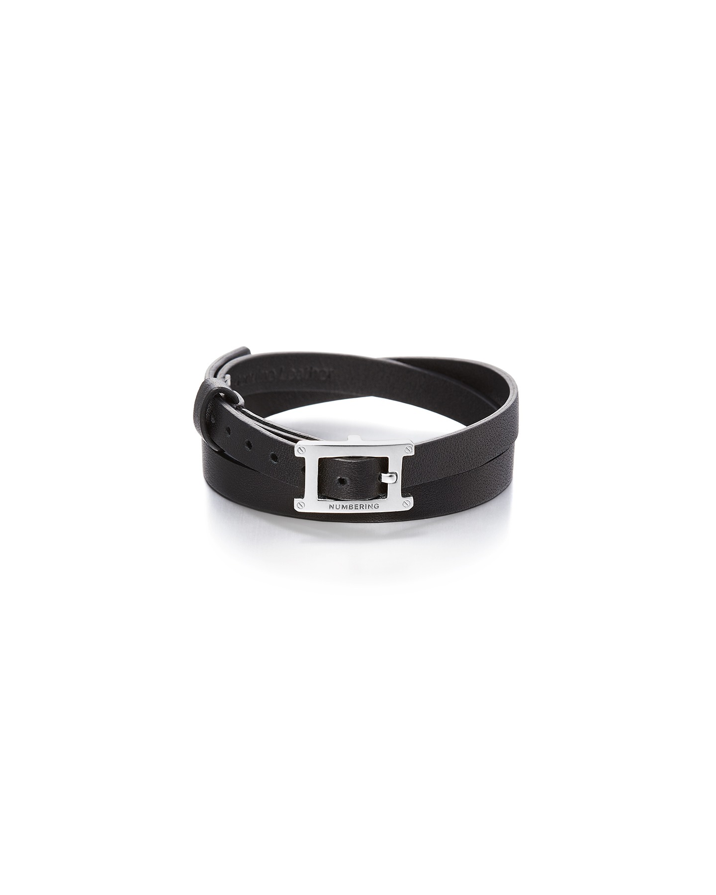 Numbering #1901 BLACK/SILVER 韓国ブレスレット Numbering #1901 BLACK/SILVER 韓国ブレスレット