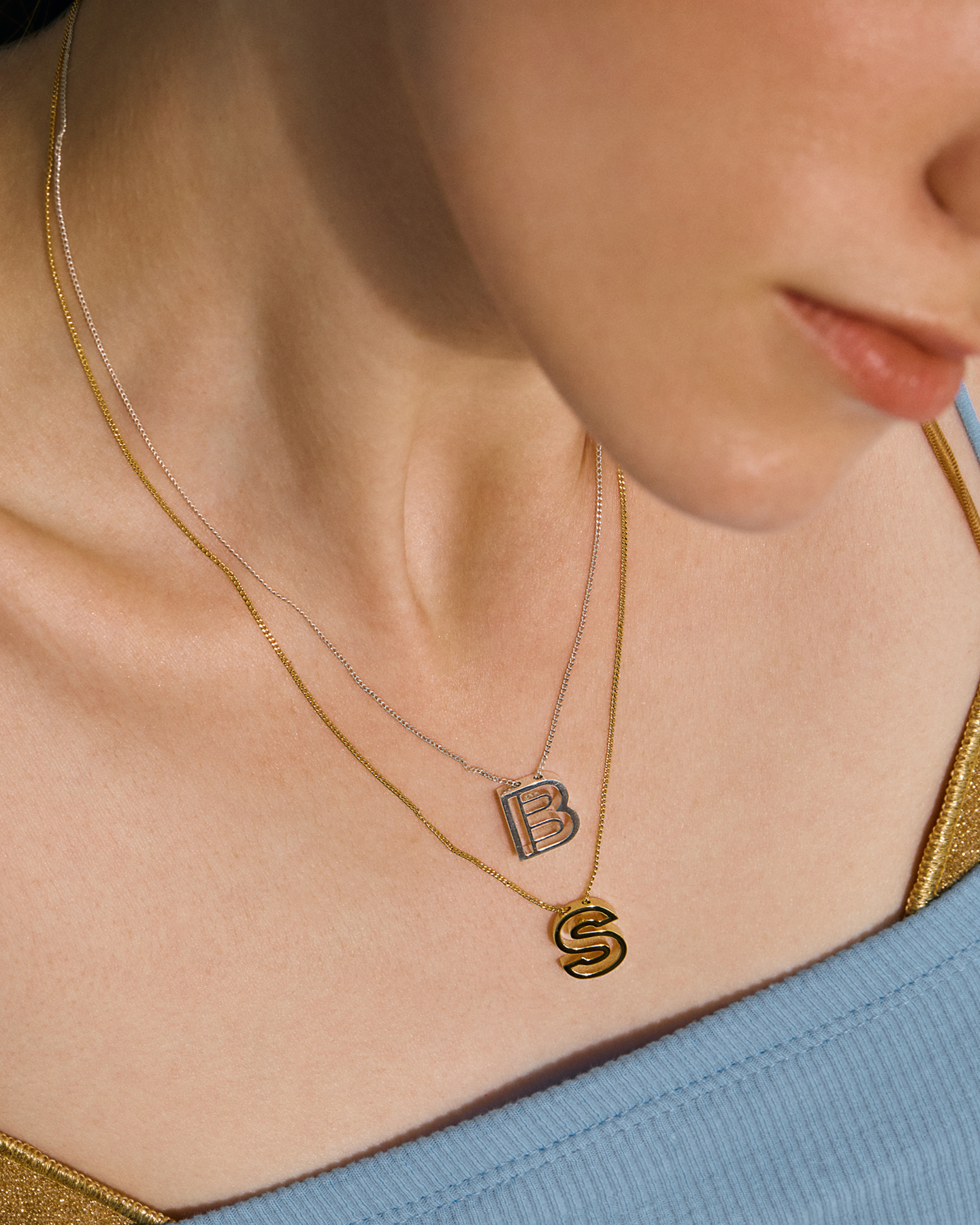 ★送料・関税込★Numbering★OUTLINE INITIAL NECKLACE #7700★ ☆送料・関税込☆Numbering☆OUTLINE INITIAL NECKLACE #7700☆