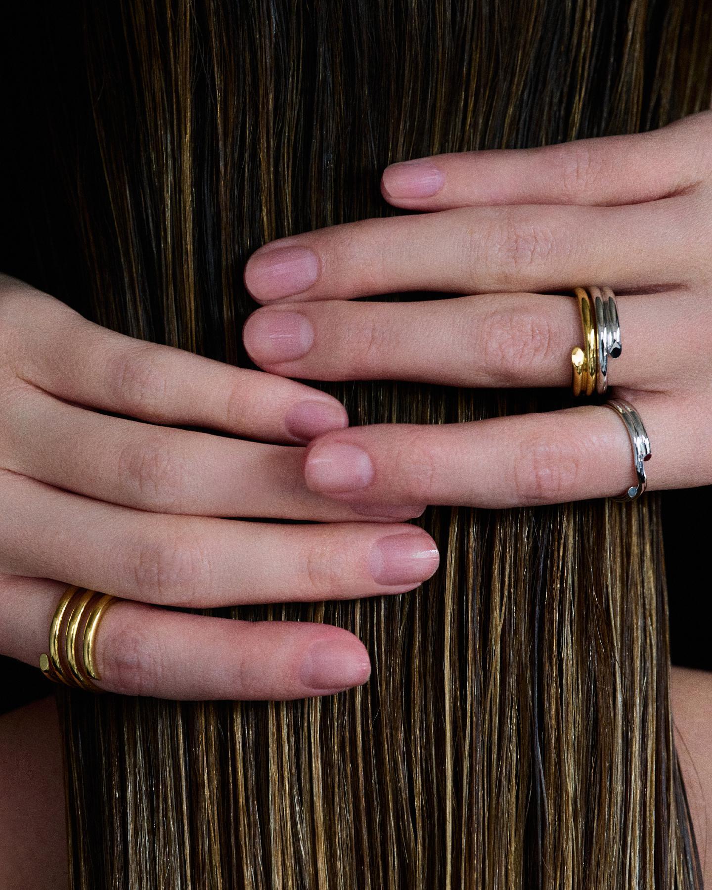 指輪・リング Numbering Coil Stack Ring #8401 4BFK820 8401 - NUMBERING