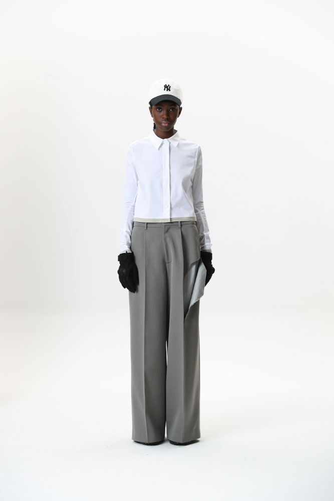 CUTTING POCKET WIDE TROUSERS