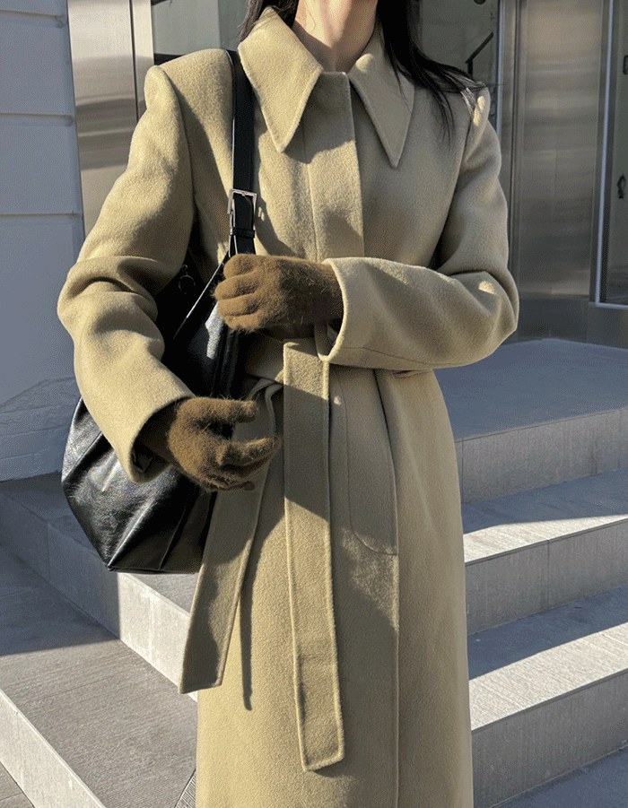 [울90%] Mono handmade coat