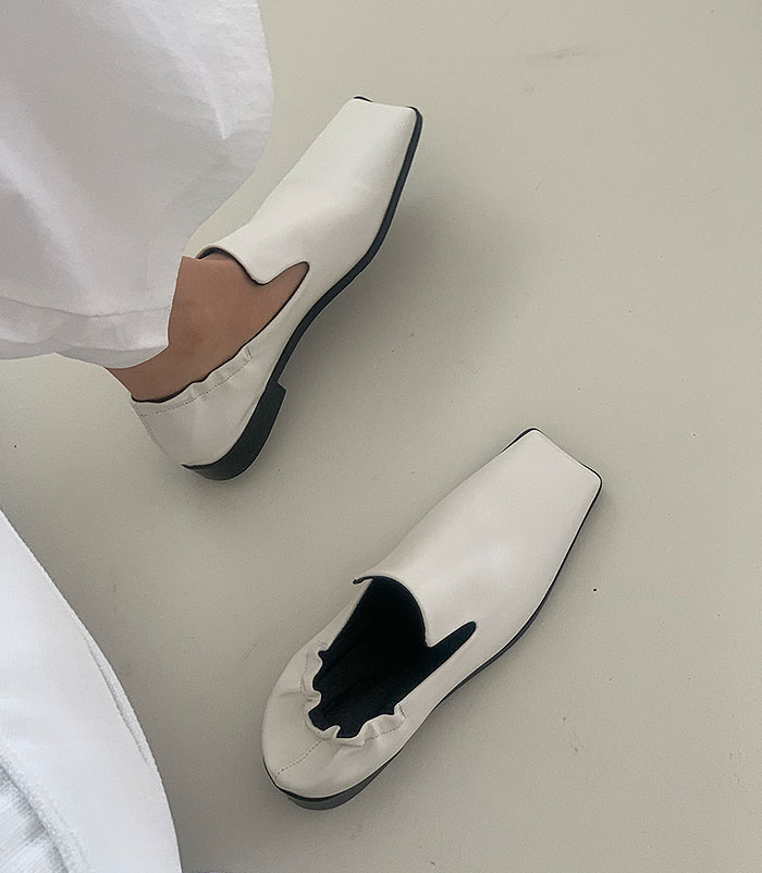 Square terry loafer (2color)