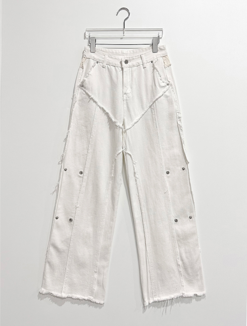 Pants white color image-S1L33