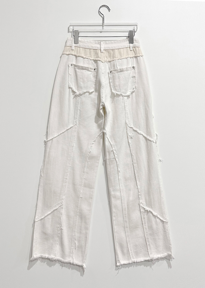 Pants white color image-S1L34