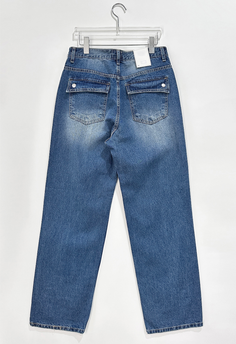 Pants navy blue color image-S1L29