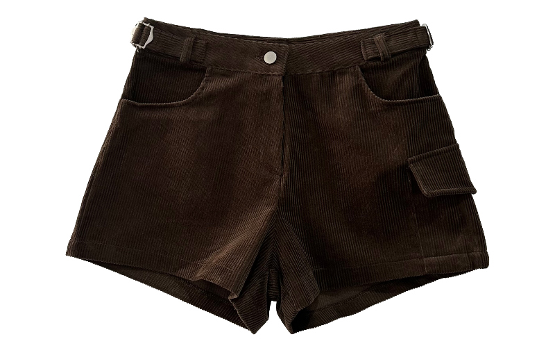 shorts brown color image-S1L44
