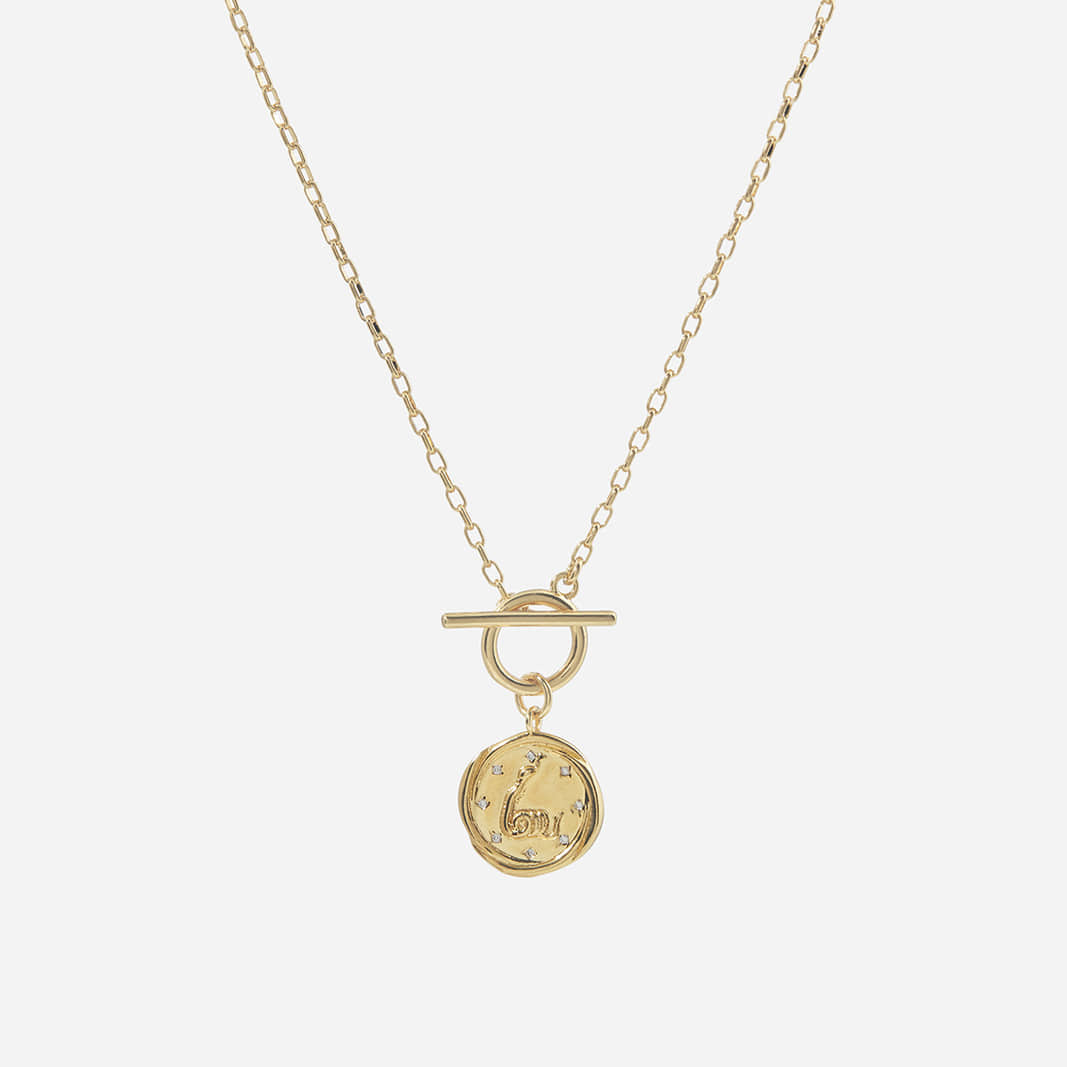 ORIENTAL COIN NECKLACE IN GOLD