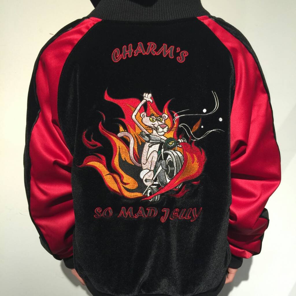 CHARM&#039;S x PinkPanther Fire sukajan - RED