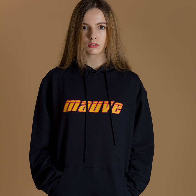 Over logo hoodie - NAVY