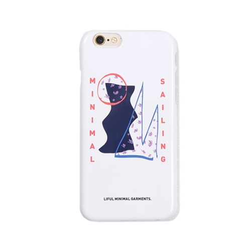 Minimal Sailing Iphone Snap Case - WHITE