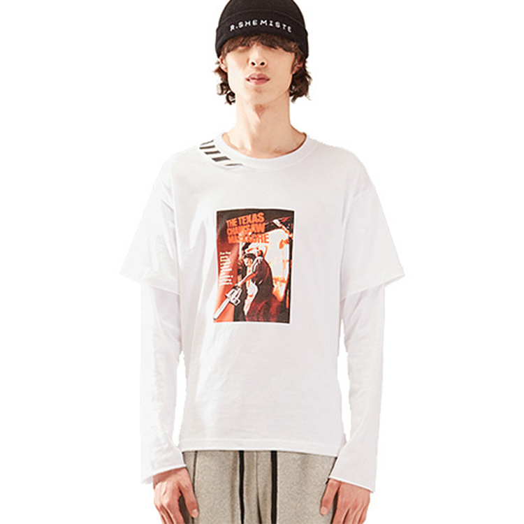 old movie grapic top homme - WHITE