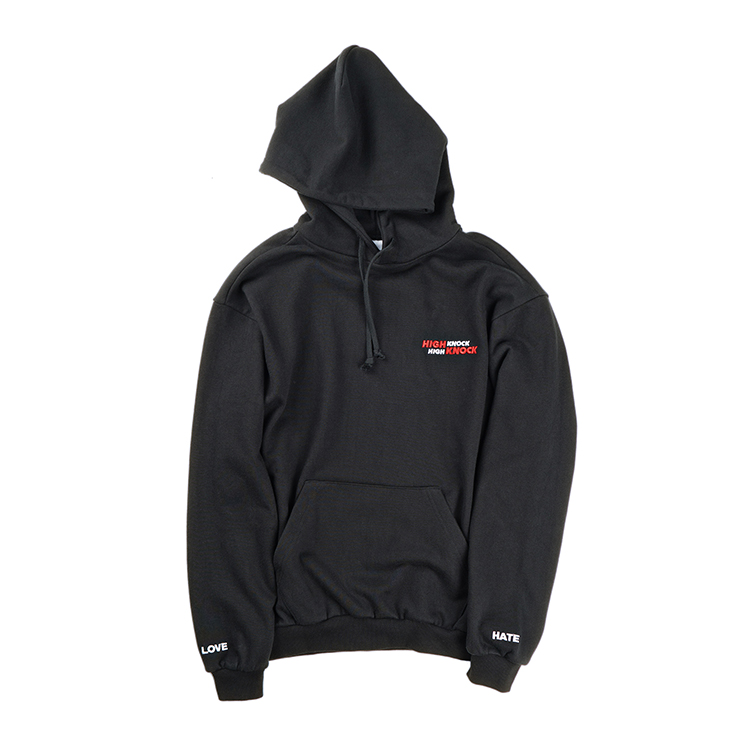 logo hoodie - BLACK