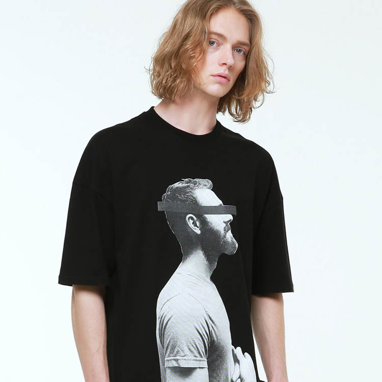 CLIFF OVER FIT T-SHIRT_BLACK