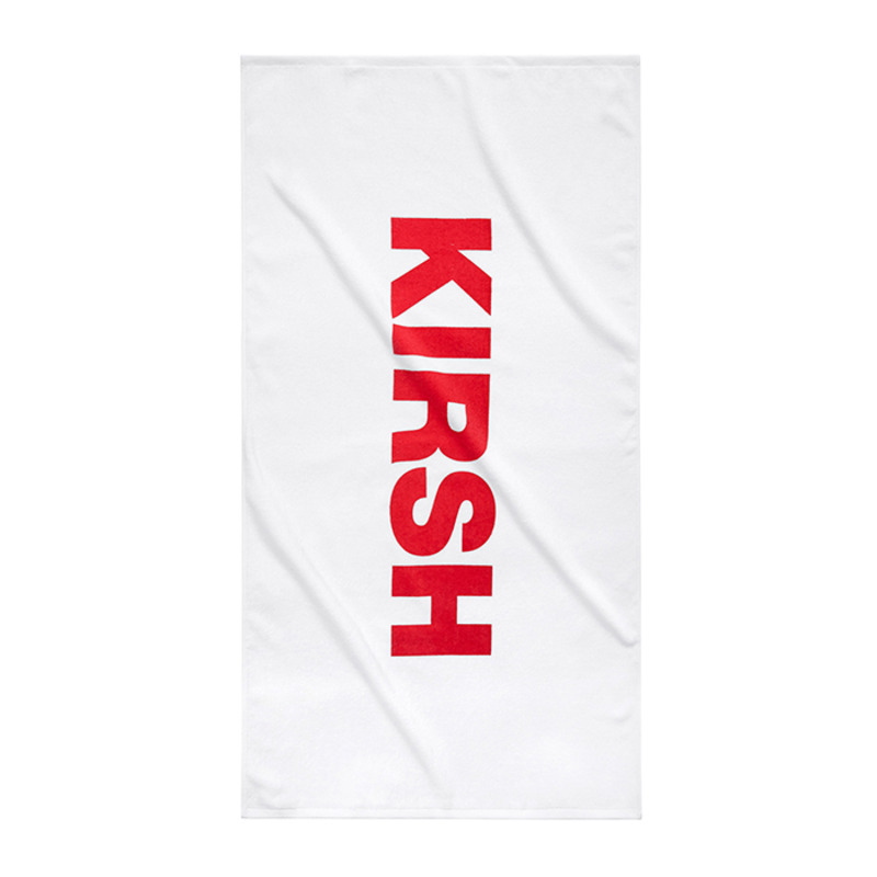 KIRSH LOGO BEACH TOWEL GS [WHITE]