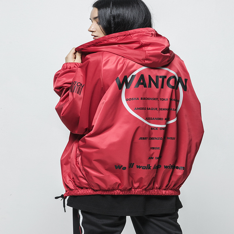 WANTON &#039;L&#039; BOX W/B JAKET RED(품절)