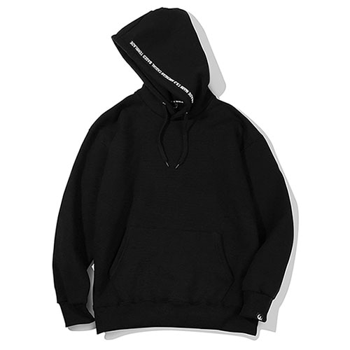 Smudge Wide hoodie_black