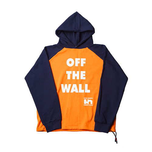 off the wall hoodie ( orange )