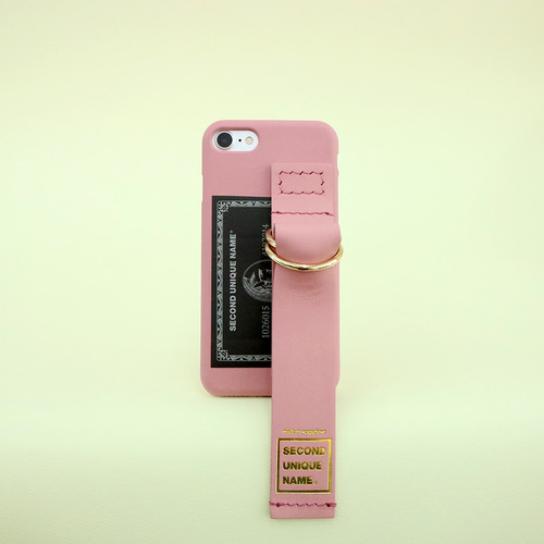 SUN CASE LEATHER CARD INDIAN PINK