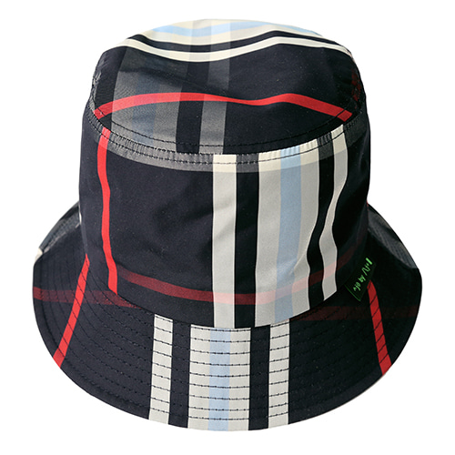 Check Bucket Hat [Navy]