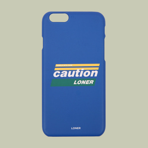 [로너] Caution case-blue
