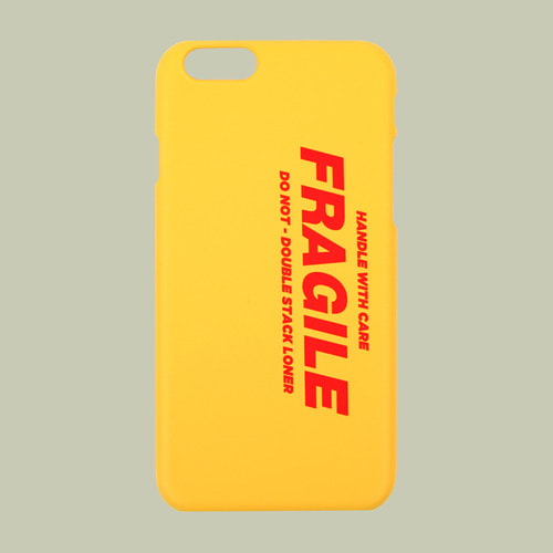 [로너] Fragile case-yellow