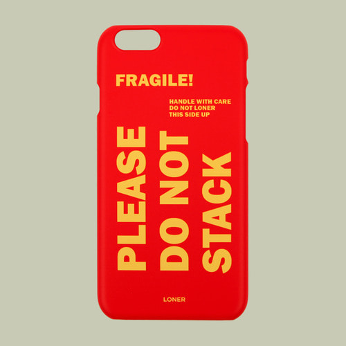 [로너] Please do not stack case-red