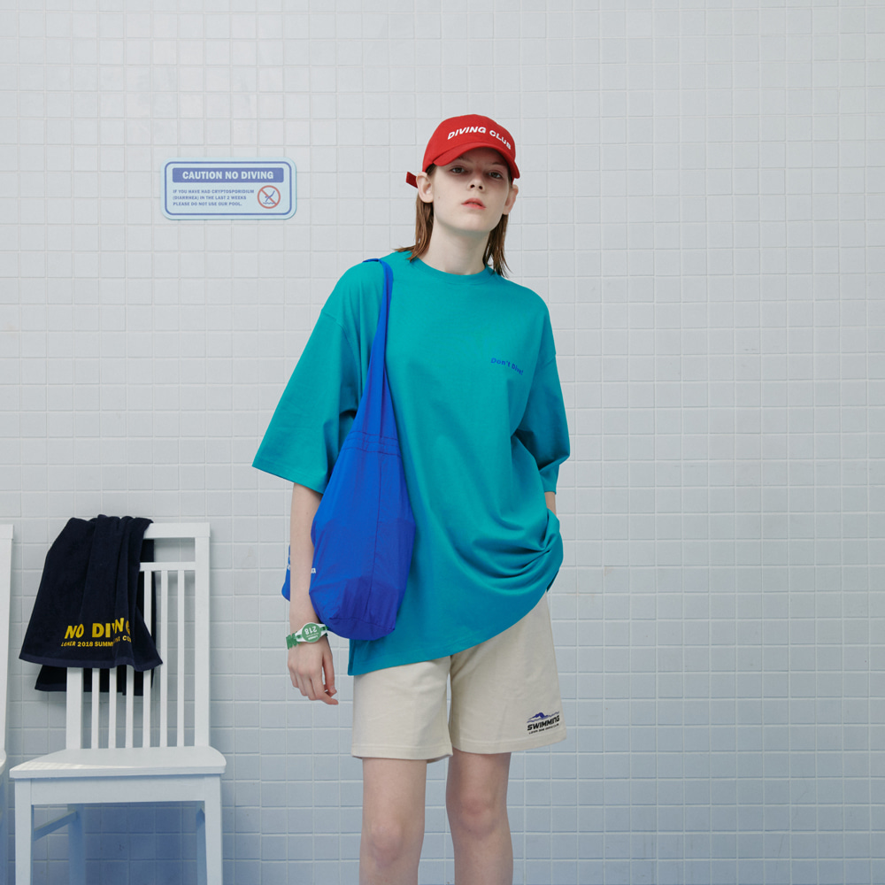 [로너] Diving club shopping bag-blue