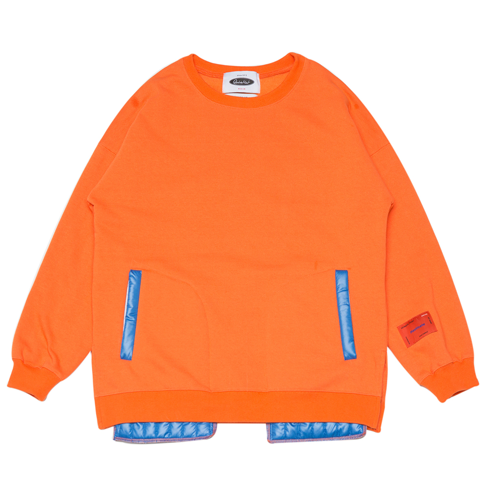 인사이드-아웃 스웨트셔츠 (orange)