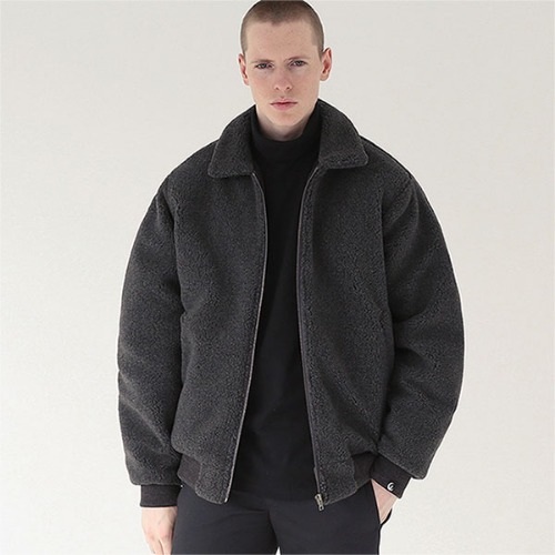 Warm wool jacket_Darkgray