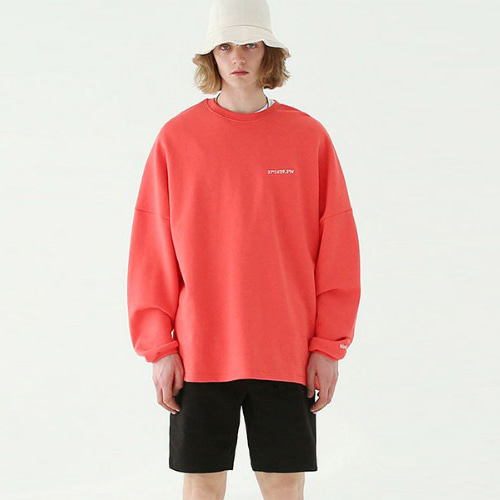 Over fit all hand logo sweat shirt_tai234mm_pink