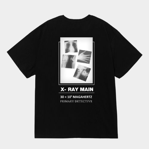 [오드단독55%할인]X-ray Art 에드반스 블랙 반팔 (런웨이 product)