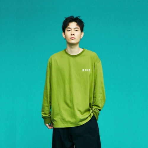 OVERSIZE MARKET GRAPHIC T SHIRTS (GREEN)