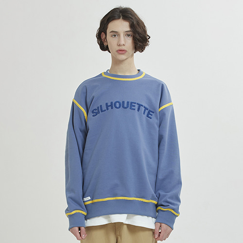 Silhouette Piping Sweat (teal)
