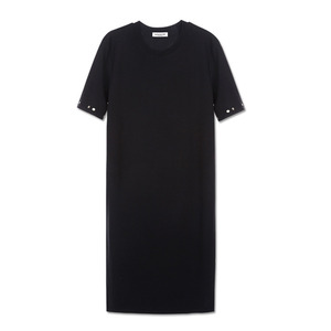 Double Layer Stud Dress atb077 - BLACK