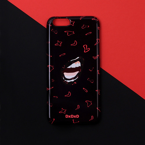 BLACK PINK FROG LIPS IPHONE 6/6S/7 CASE