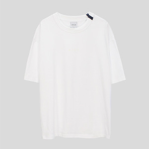 Ribbon point T-shirt - WHITE