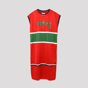 Basketball Mesh Dress - RED